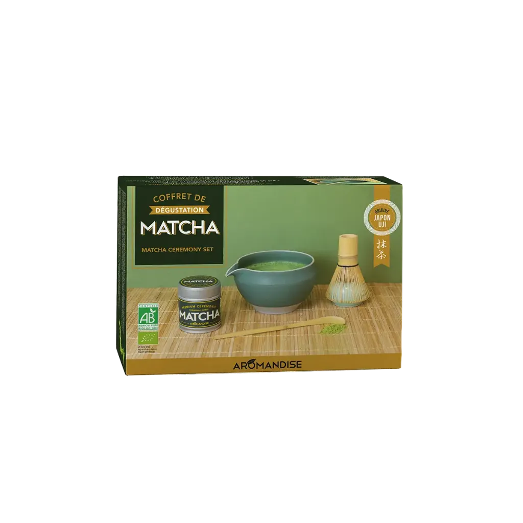 Coffret Matcha de Cérémonie bol Jade - Aromandise