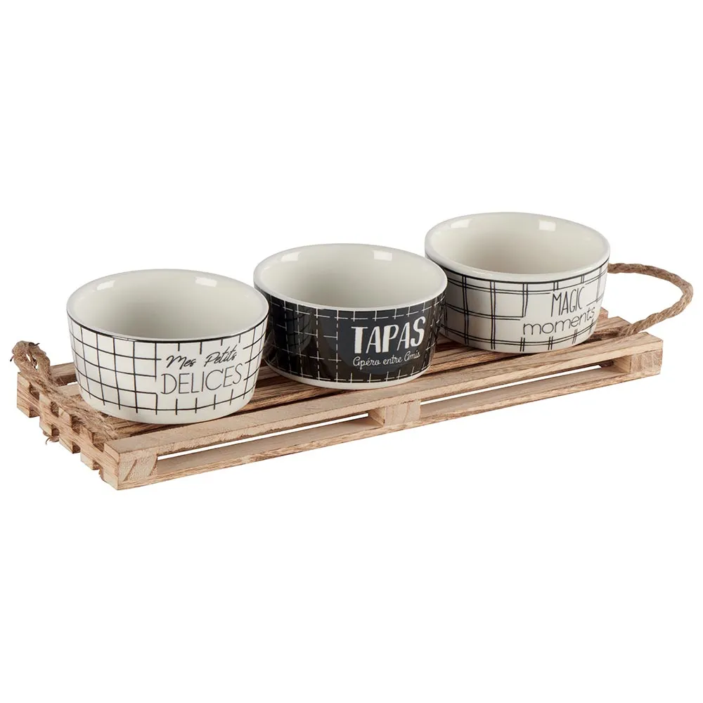 Coffret 3 Ramequins - Country Casa