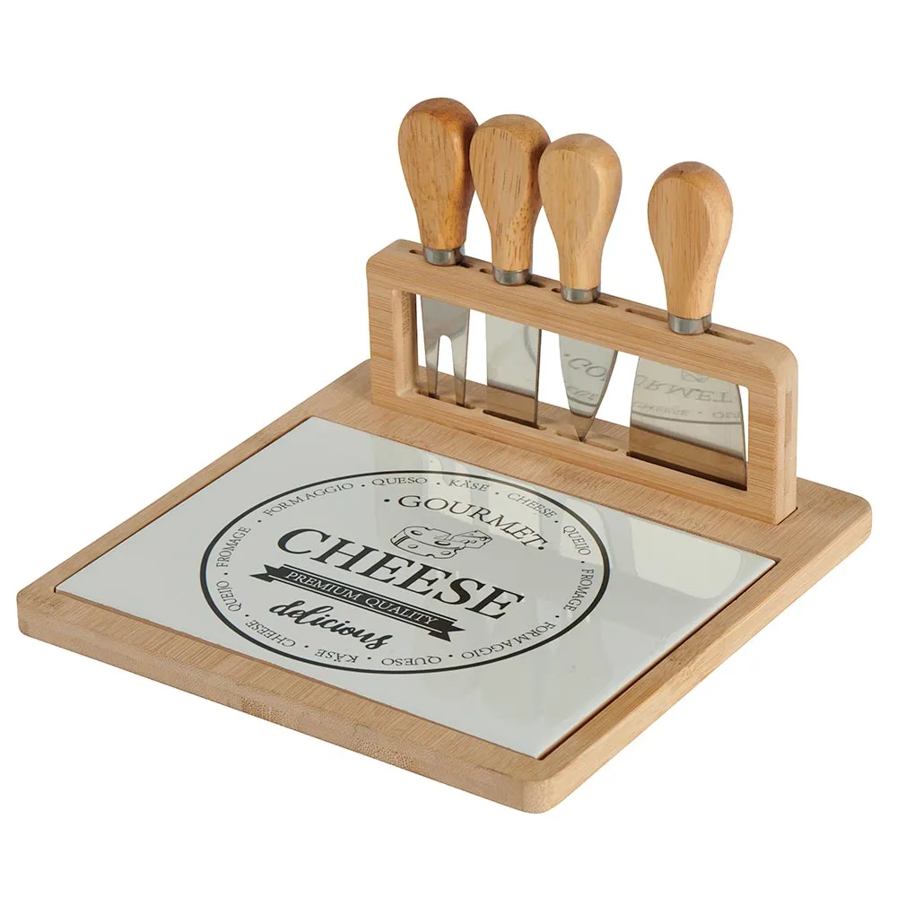 Plateau en grès et bambou à Fromage - Country casa