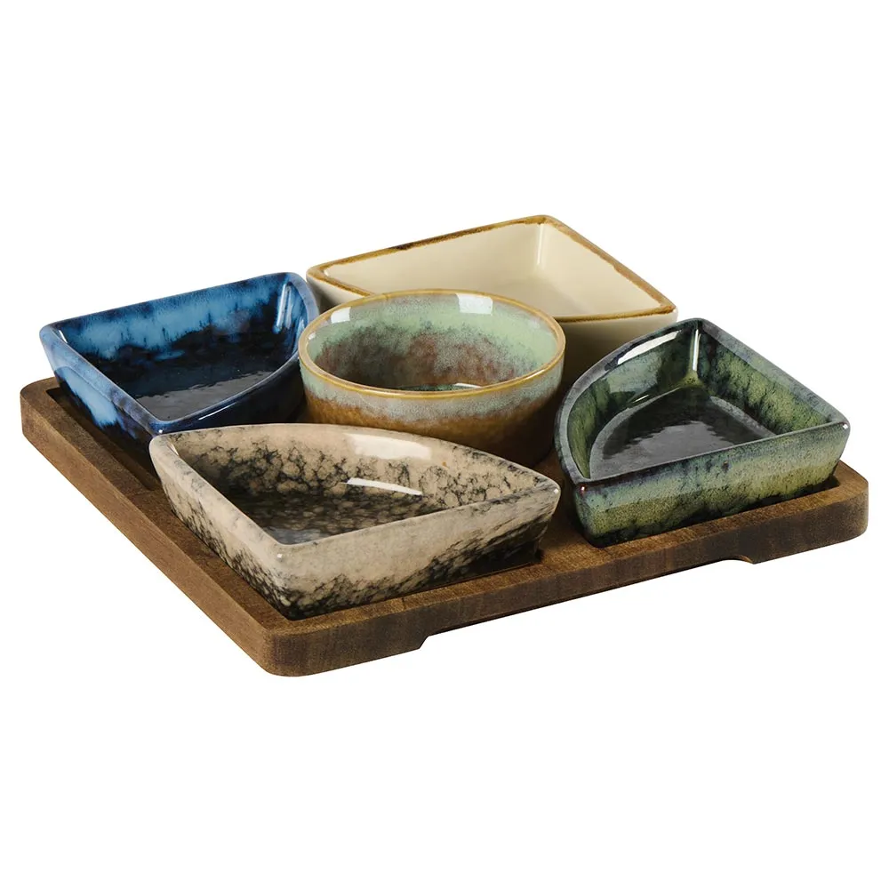 Coffret de 4 ramequins en grès - Country Casa