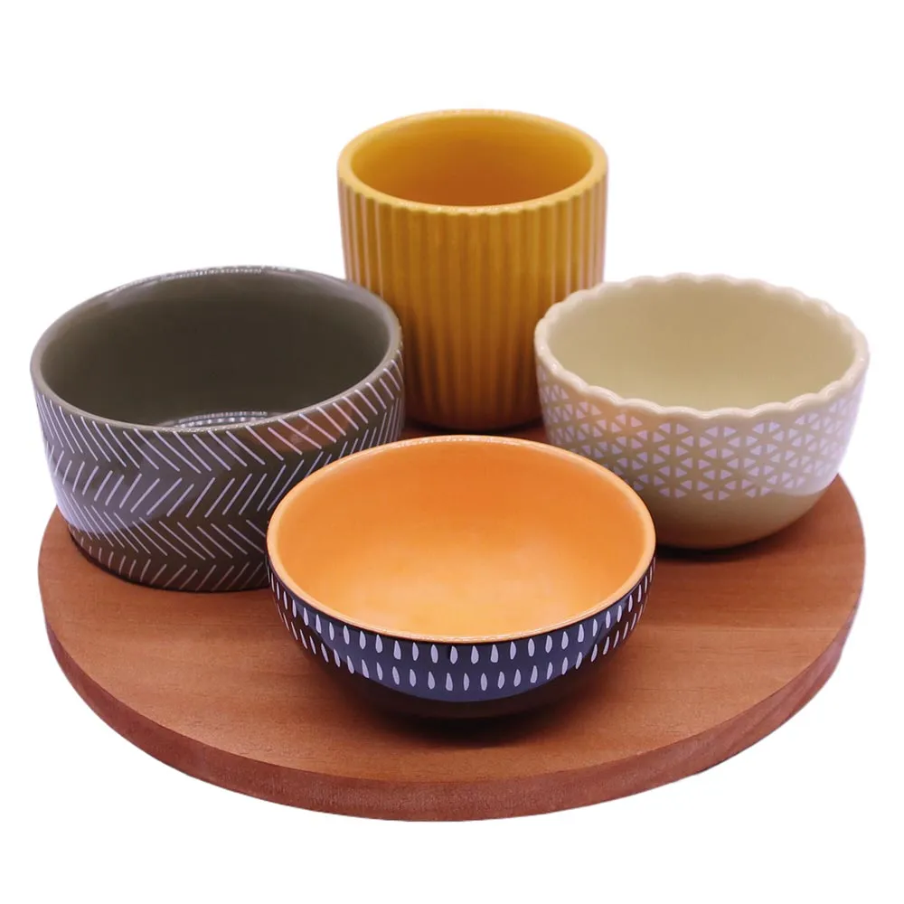 Coffret de 4 ramequins - Country Casa