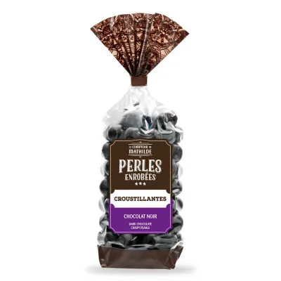 Perles Croustillantes Chocolat Noir - Comptoir de Mathilde