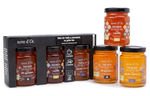 [NDTHTHOCOF03B] Coffret de thés & Rooibos en gelée Bio - Terre d'Oc