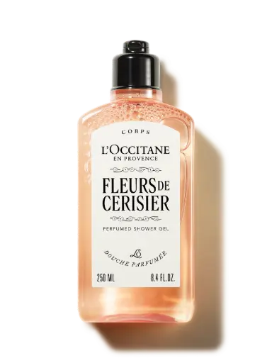 [24GD250CBR25] Gel Douche parfumé Fleurs de Cerisier - L'Occitane