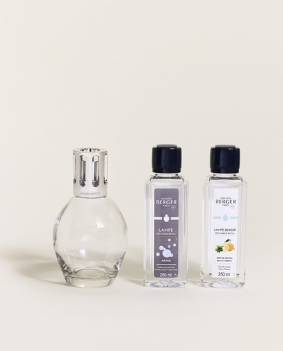 [004698] Coffret lampe Berger essentielle ovale