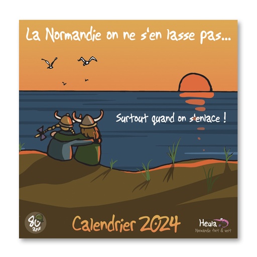 [110HE-13] Calendrier Heula 2024 "On s'enlace CARRE"