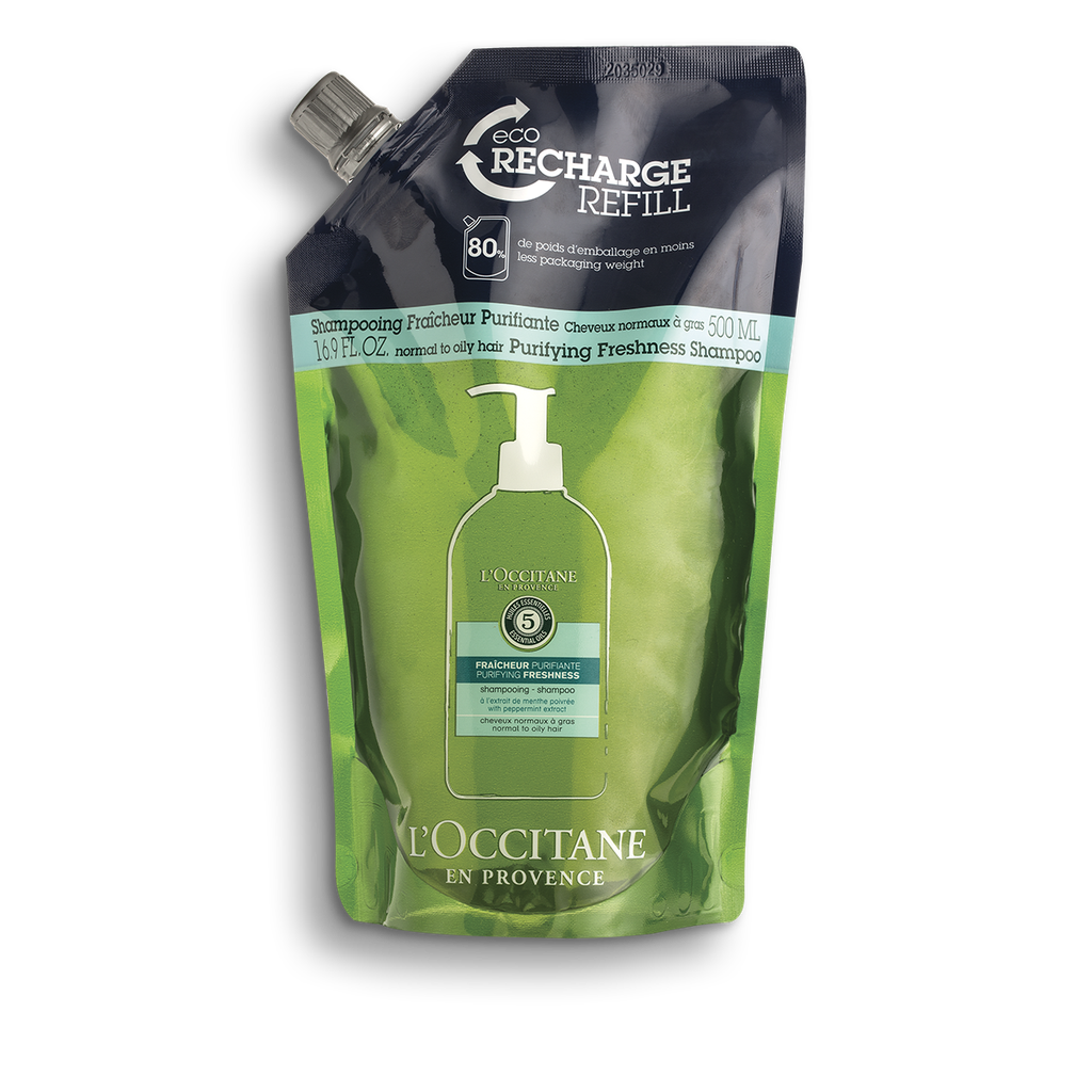 Eco-recharge shampoing fraicheur purifiante - L'Occitane