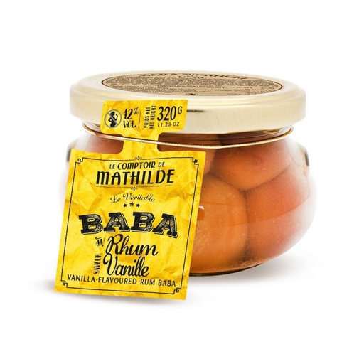 [BABAS0016] Baba au rhum saveur vanille 12% - Le Comptoir de Mathilde
