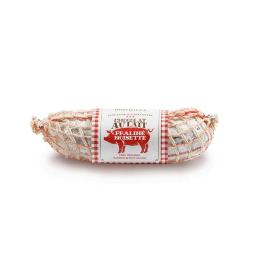 [CFPRA0001] Saucisson en chocolat au lait praliné noisette