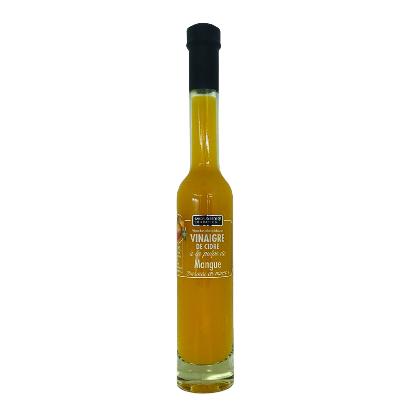 Vinaigre de cidre à la pulpe mangue - Savor & Sens