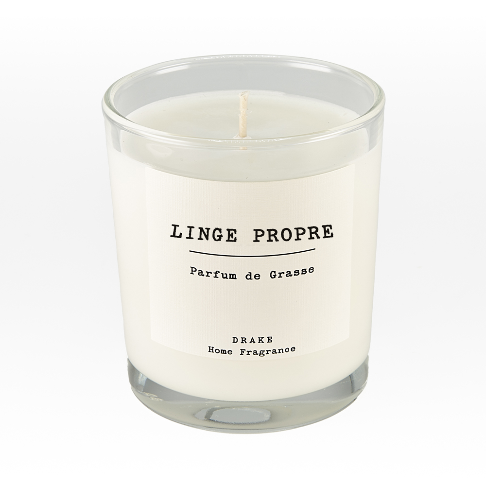 Bougie parfumée cire végétale – Linge Propre - Drake