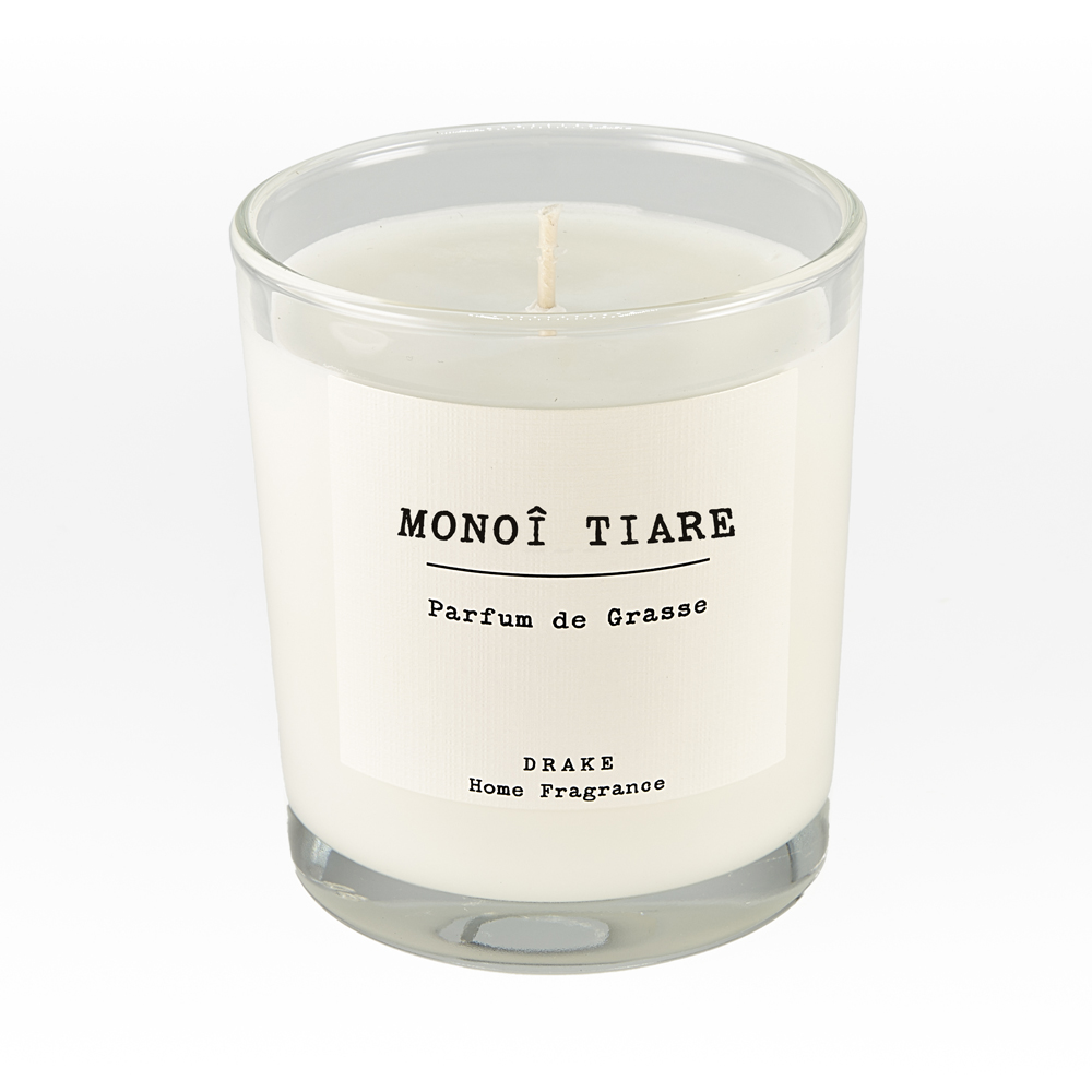 Bougie parfumée cire végétale – Monoï Tiaré - Drake