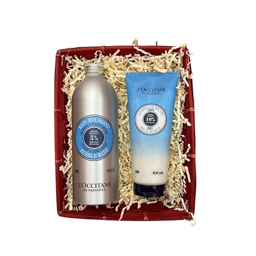 Coffret Relaxation L'Occitane avec Bain Moussant et Crème Corporelle
