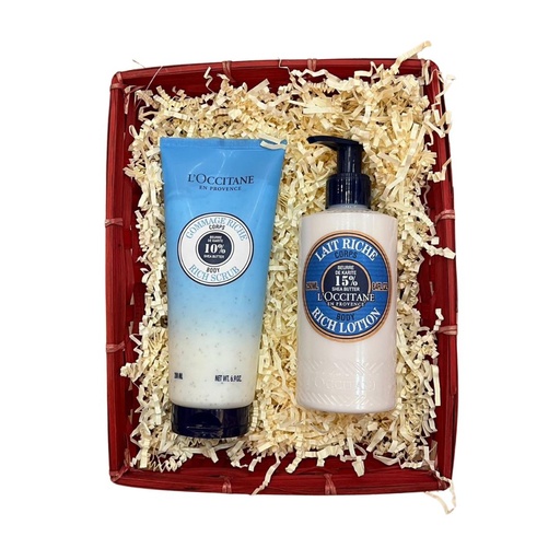 Coffret de Soin Corporel L'Occitane - Exfoliation et Hydratation Profonde