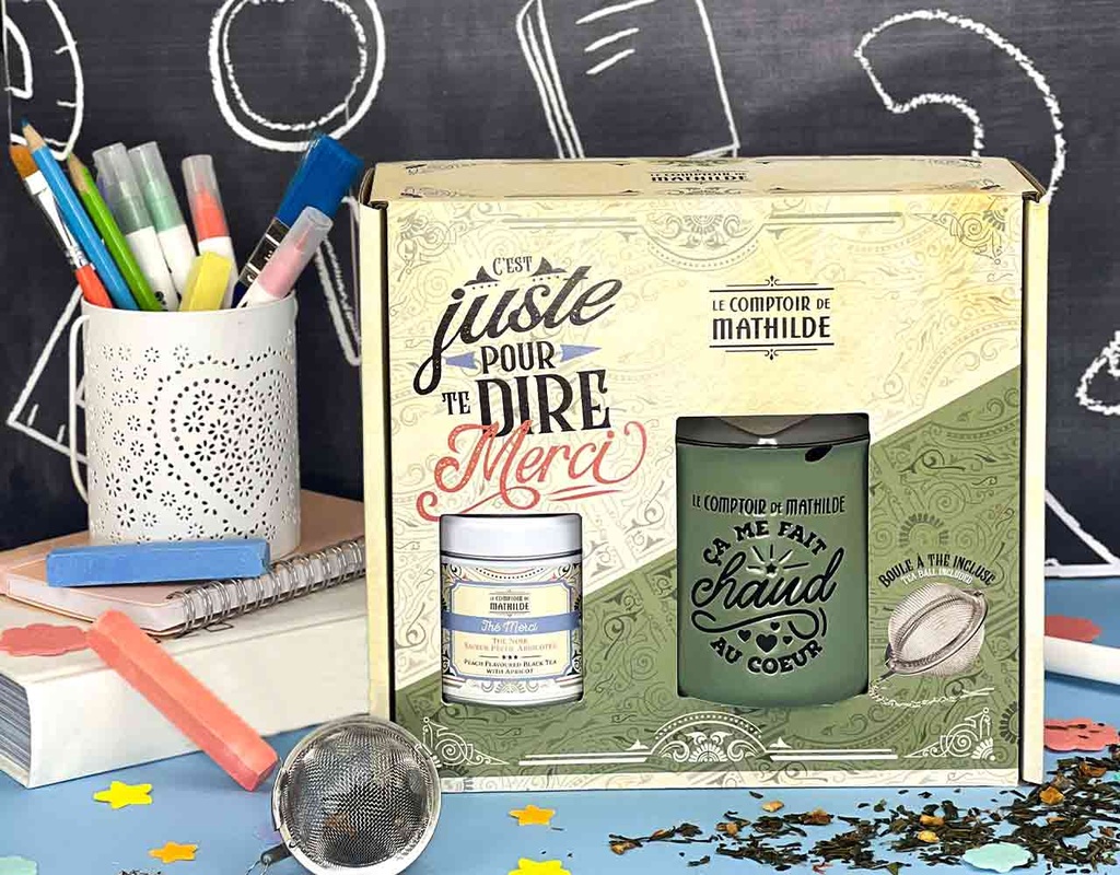 Coffret Thé "Merci" - Le Comptoir de Mathilde