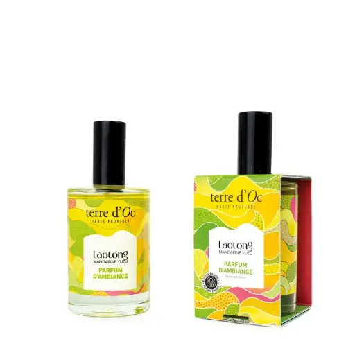 Parfum d'ambiance mandarine yuzu - Terre d'Oc