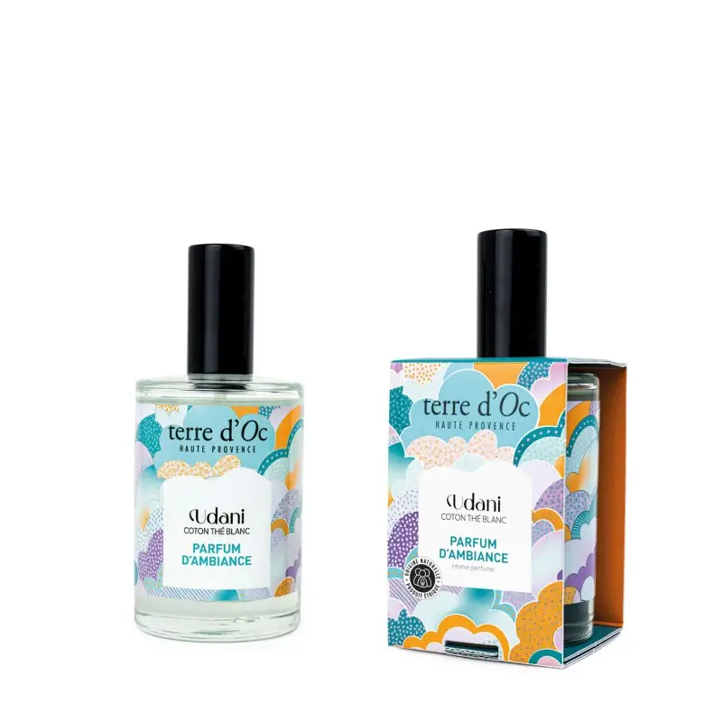 Parfum d'ambiance Coton thé blanc - Terre d'Oc