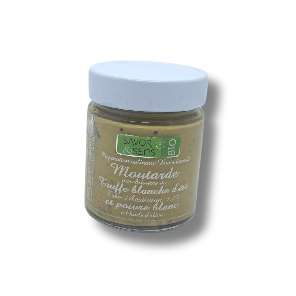 Moutarde aux brisures de Truffe blanche d'été - Savor et Sens