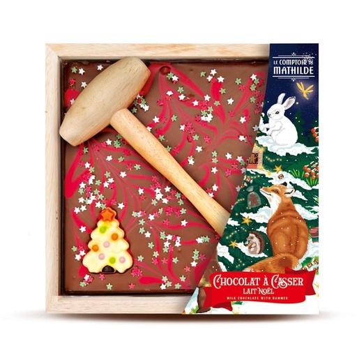 [CHCAC0112] Chocolat à Casser Lait Noël  - Le Comptoir de Mathilde