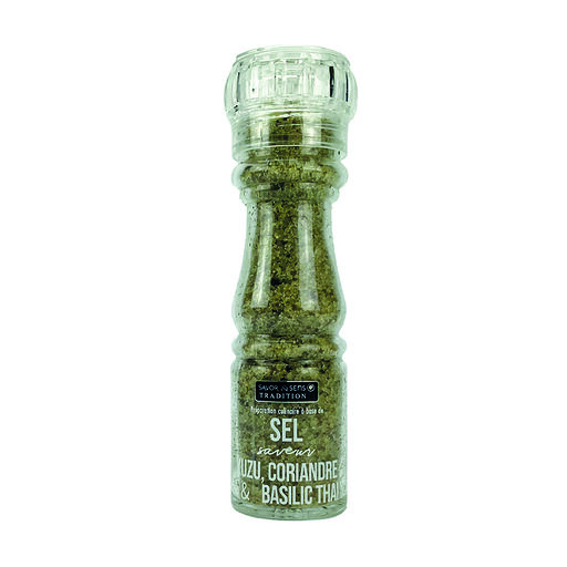 [501090043] Moulin Sel Yuzu, Basilic Thai, Coriandre - Savor et sens 