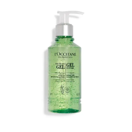[11GM200I19] Gel en Mousse Nettoyant Visage Infusé - L'Occitane