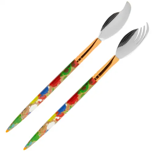 Couverts à salade - Atelier d'artiste - Pylones