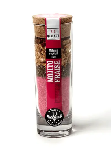 [1CKMOFRC] Mélange Pour Préparation Cocktail - Quai Sud (Mojito Fraise)