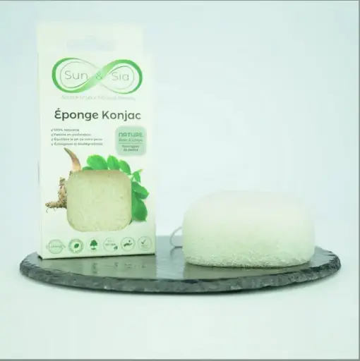[KJC02] Éponge Konjac Nature corps - Sunchine