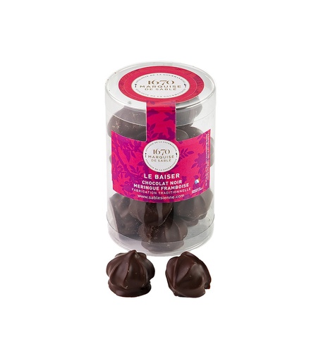 [F1CFR02] Les Baisers - Meringues framboise et Chocolat noir - La Sablésienne
