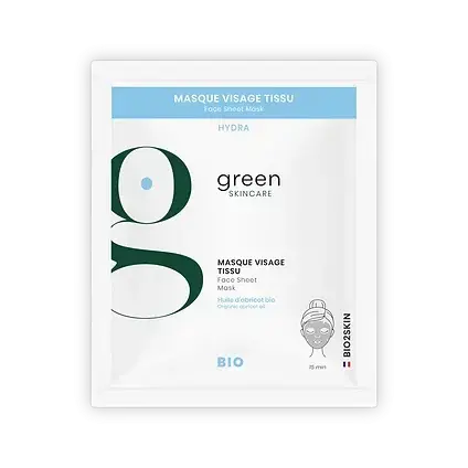 [111410] Masque Visage tissu Bio Hydra - Couleur Caramel