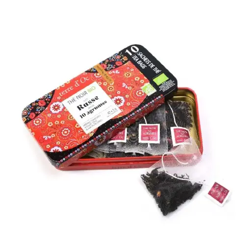 [TOTHTHORUS010A] Goût russe 10 agrumes thé noir bio- Terre d'Oc  