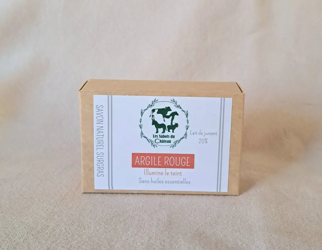 [SAEC] Savon Eclat Argile Rouge - Les sabots du château