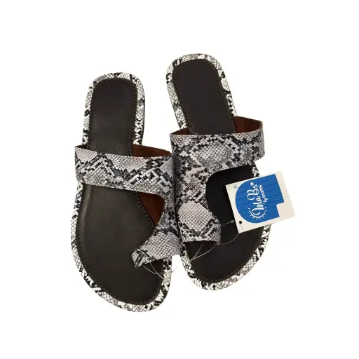 Sandales en cuir serpent - Signes Grimalt