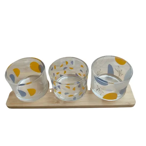 [CB070] Set apéritif 3 verrines - Country Casa