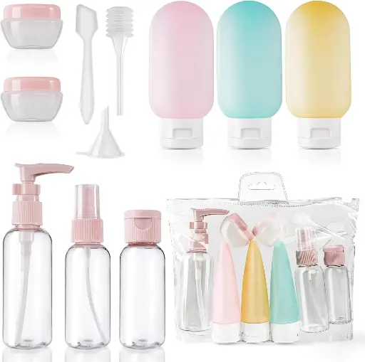 [SH3460] Trousse 11 pièces de flacon voyage - Terra Nature