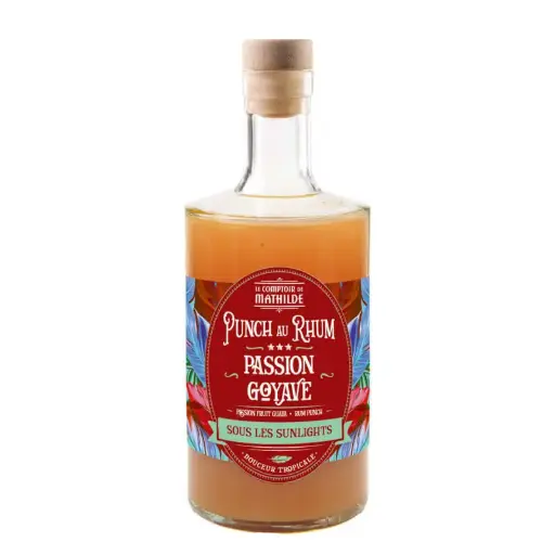 [ALCOL0114] Punch au Rhum Passion Goyave - Comptoir de Mathilde