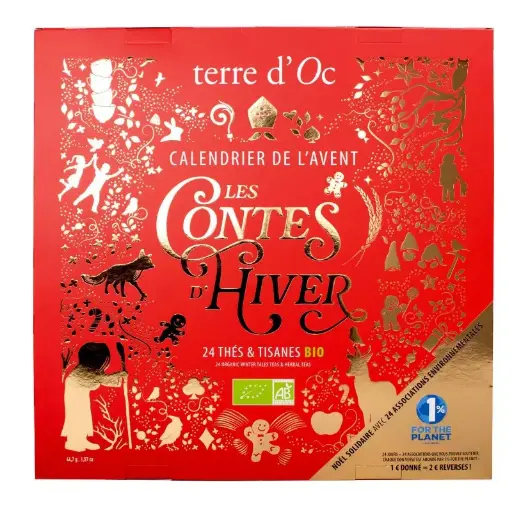 [TOTNOCF366] Calendrier de l'Avent thé bio 2025 - Terre D'oc