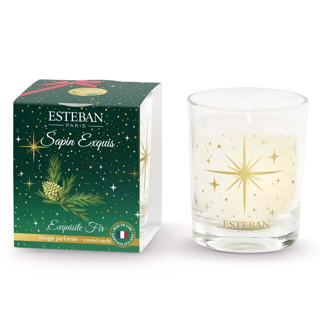 Bougie parfumée sapin exquis - Esteban