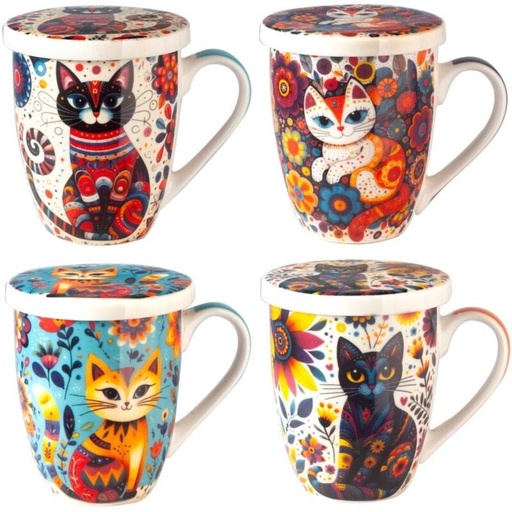 [34422] Tasse Chat avec Filtre - Signes Grimalt 