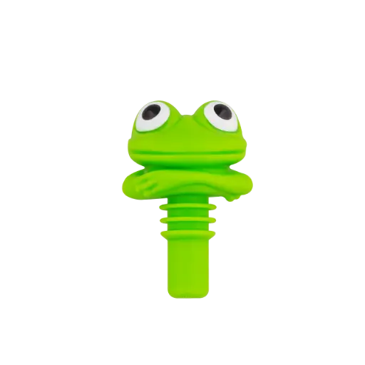 [40871 GREEN] Bouchon de bouteille - Pop the Frog -Pylones