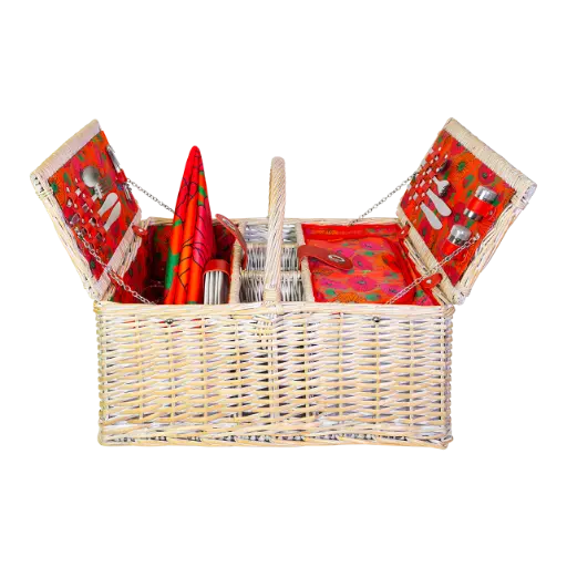 [38921COQ] Panier de pique nique - Déjeuner sur l'herbe - Pylones