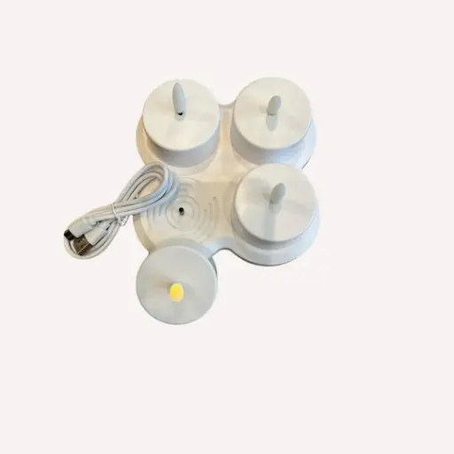 [632074] Socle avec 4 bougie rechargeable - Formano  